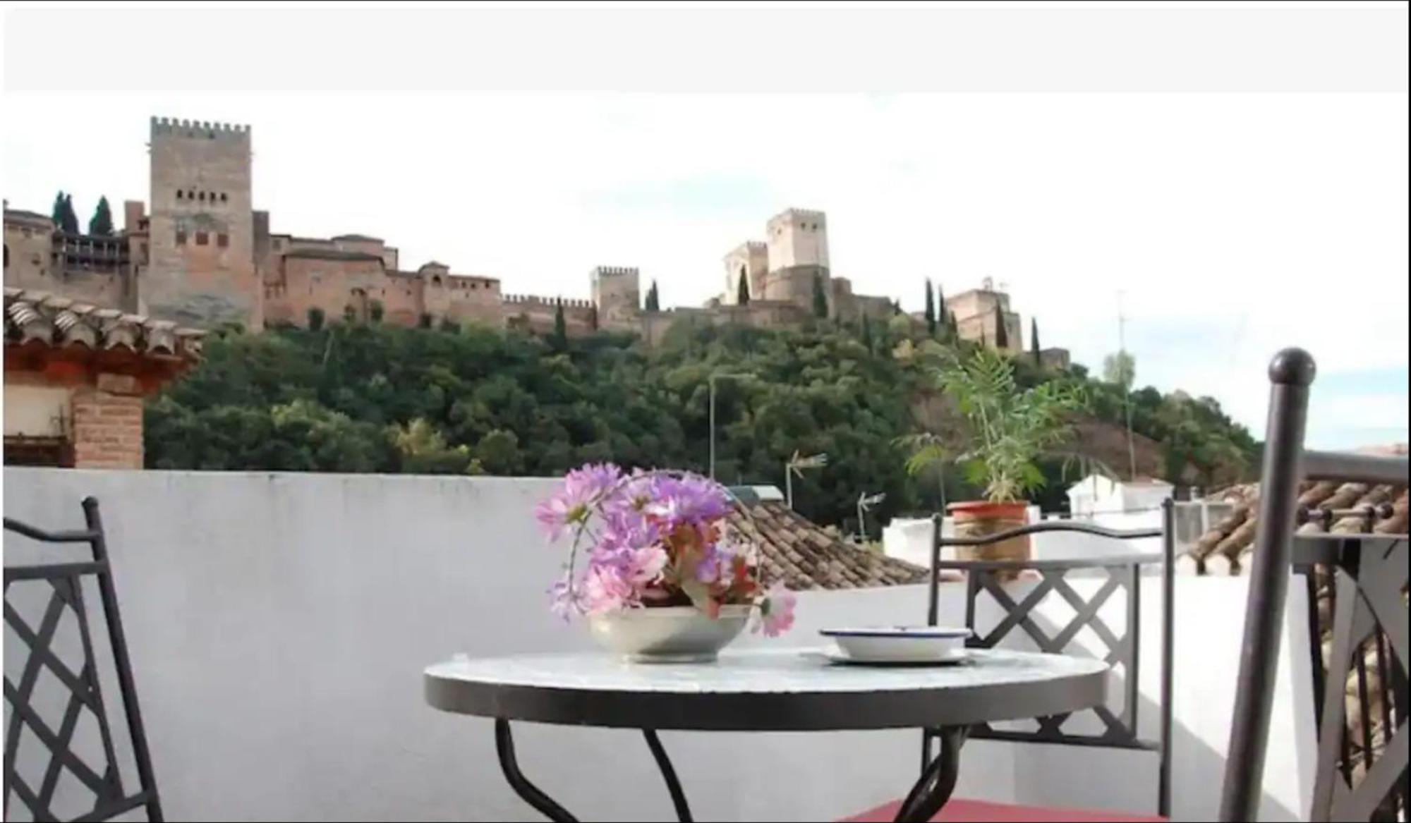 Atico Con Terracita Y Vistas Alhambra, Centro Apartment Granada Luaran gambar