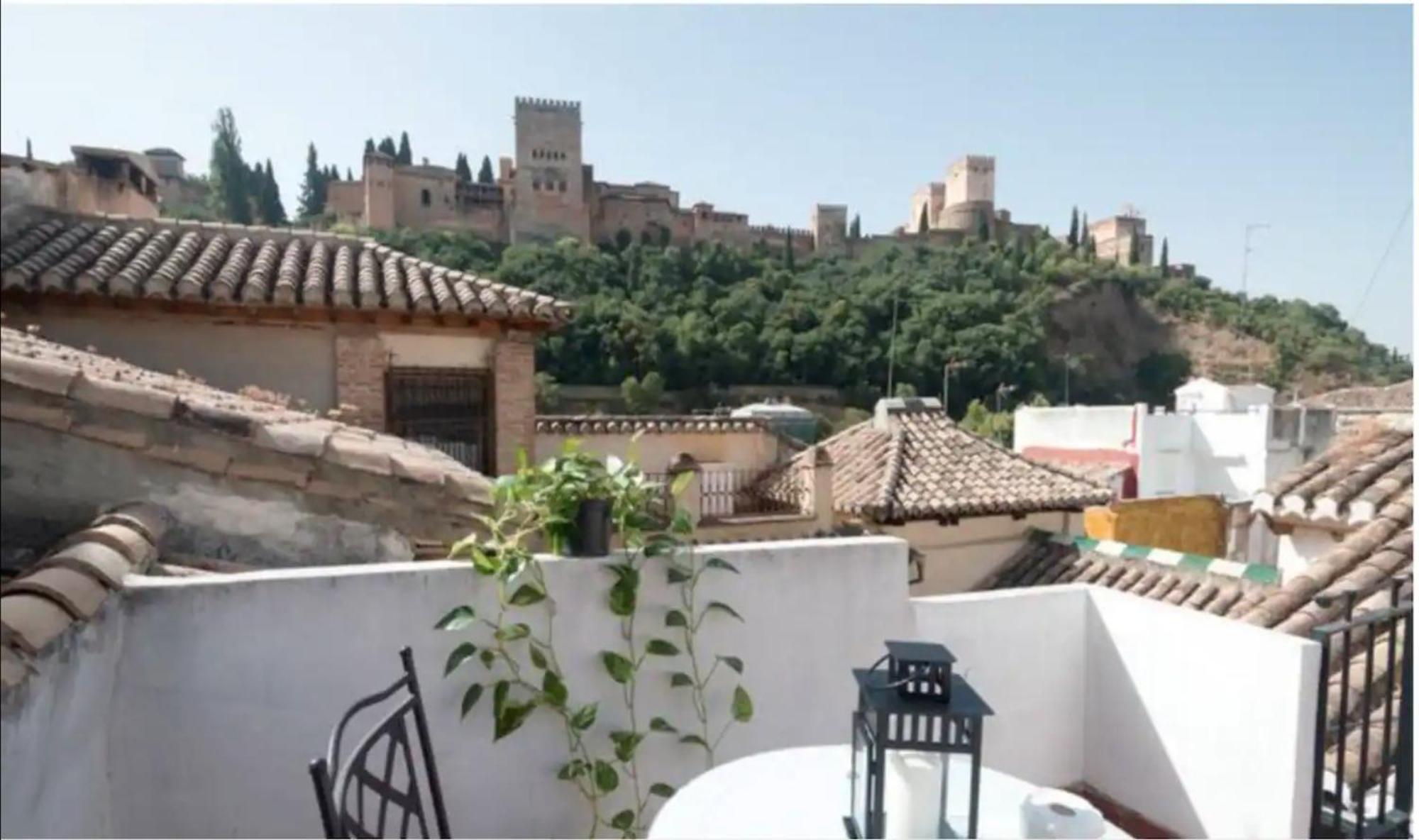 Atico Con Terracita Y Vistas Alhambra, Centro Apartment Granada Luaran gambar